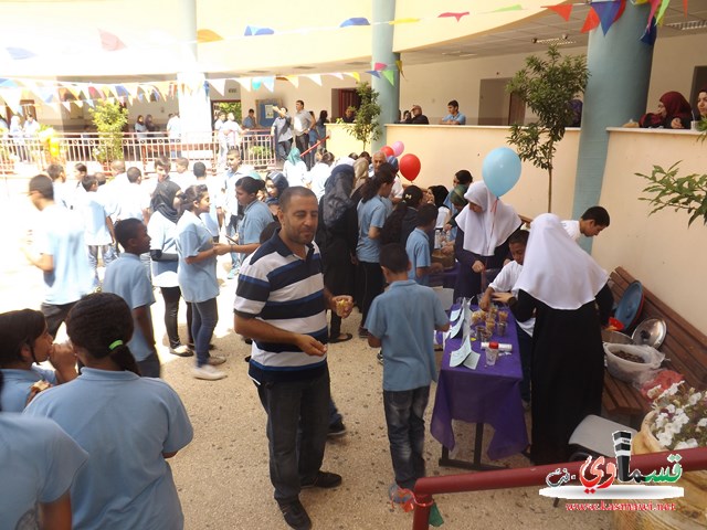  البازار الخيري الأول لمجموعة العطاء 2014 في مدرسة الحياة الاعدادية   